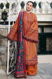Laam- Winter 3PC Dhanak Embroidered Suit - SS0479