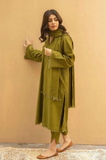 3PC Dhanak Embroidered Shirt With Dhanak Dupatta and Trouser - SS0985