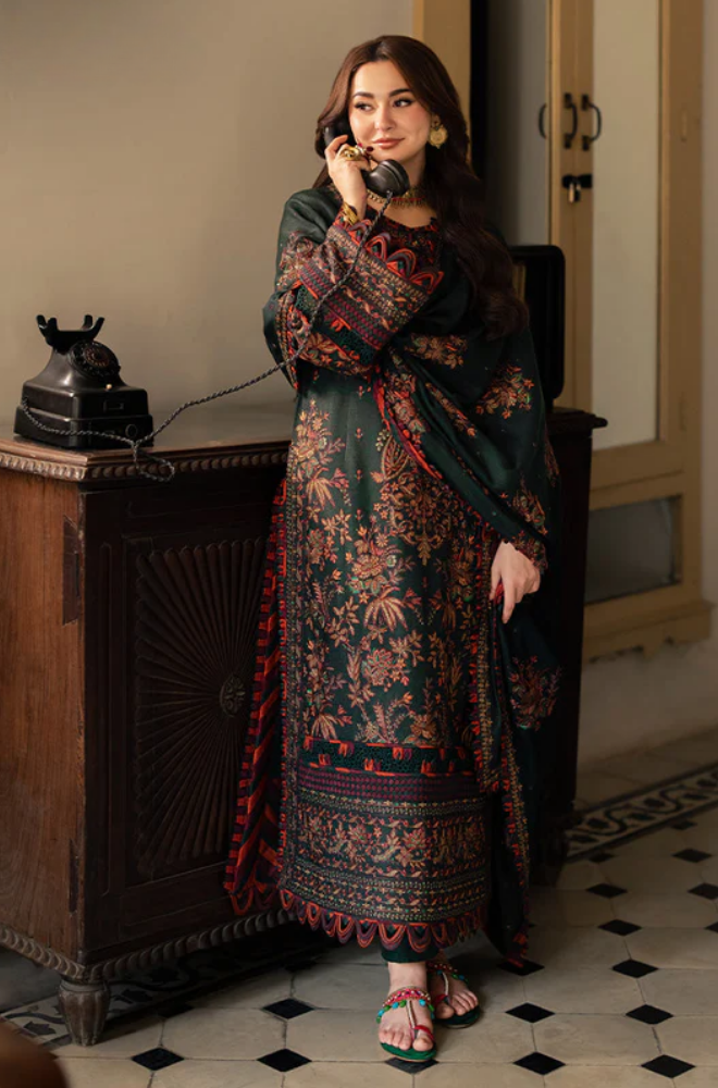 Asim Jofa - 3PC Lawn Embroidered Suit - SA0130