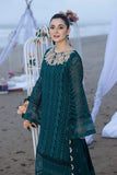 AZURE - 3PC Lawn Embroidered Shirt with Chiffon Embroidered Dupatta and Trouser - SS0825