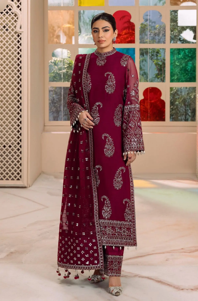 ALIZEH - Summer 3PC Lawn Embroidered Suit - SS0617