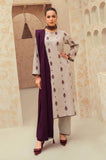 Limelight - 3PC Dhanak Embroidered Shirt With Wool Dupatta and Trouser - SS0960