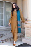 Aisling - 3PC Dhanak Embroidered Shirt With Pashmina Printed Dupatta and Trouser - SS01178