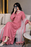 Shahijora - 3PC Printed Lawn Suit With Khadi Net Printed Dupatta and Trouser - SS0982
