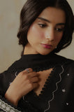ZIVA - 3PC Dhanak Embroidered Shirt With Chiffon Dupatta and Trouser - SS0918