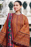 Laam- Winter 3PC Dhanak Embroidered Suit - SS0479