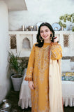 Florent - 3PC Dhanak Embroidered Shirt With Embroidered Dupatta and Trouser - SS0962