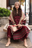 Charizma - 3PC Unstitched Dhanak Embroidered Shirt with Pashmina Printed Dupatta and Trouser - SS01151