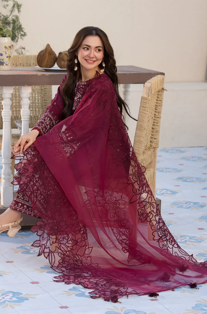 Allys - 3PC Lawn Embroidered Suit - SS0113