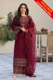Allys - 3PC Lawn Embroidered Suit - SS0113