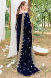Riwayat - Winter 3PC Velvet Embroidered Suit - SS0589