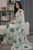 3PC Lawn Maxi Style Printed Dress - SS0834