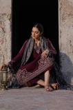 Jazmin- Winter 3PC Dhanak Embroidered Suit - SS0574
