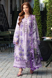 JADE - 3PC Summer Lawn Embroidered Shirt with Organza Embroidered Dupatta and Trouser - SS0809