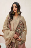 3PC Dhanak Embroidered Shirt With Dhanak Printed Dupatta and Trouser - SS0963