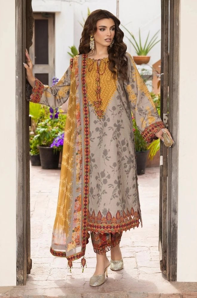 CHARIZMA - Summer 3PC Lawn Digital Printed Dress - SS0811