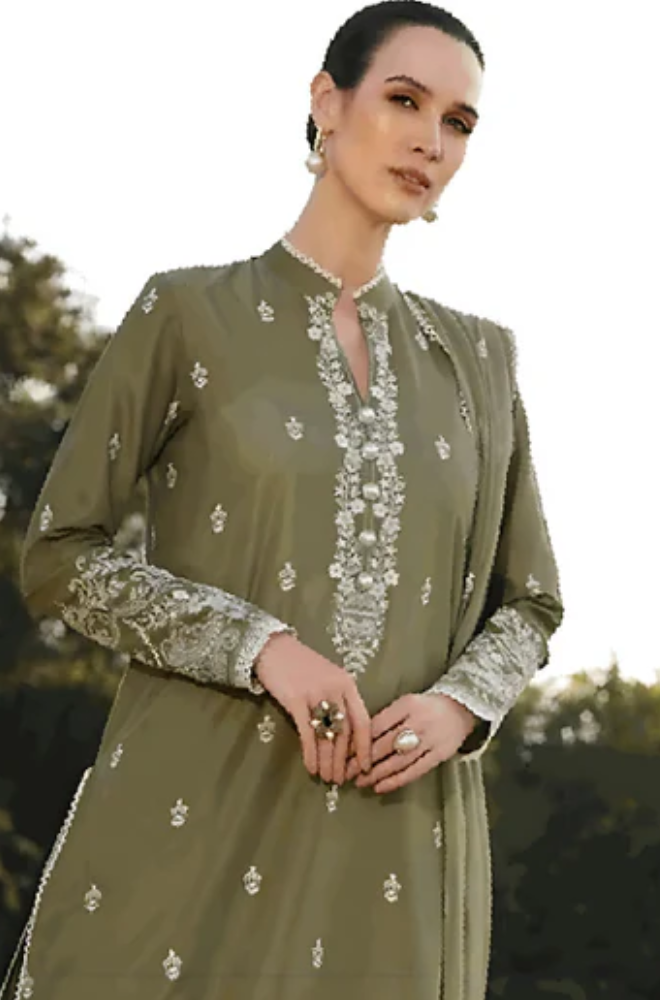 Batik - 3PC Lawn Embroidered Suit - SA0109