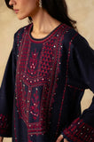 Zara Shahjahan - 3PC Dhanak Embroidered Shirt With Dhanak Embroidered Dupatta and Trouser - SS0914