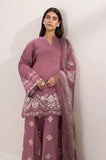 Sapphire - 3PC Dhanak Embroidered Shirt With Chiffon Printed Dupatta and Trouser - SS0919