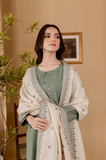 Sapphire - Summer 3PC Lawn Embroidered Suit - SS0156