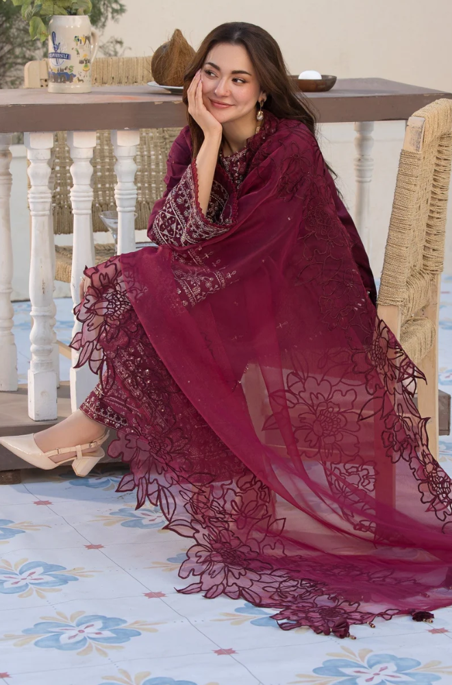 Allys - 3PC Lawn Embroidered Suit - SS0113