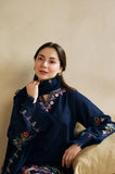Coco By Zara Shahjahan - 3PC Dhanak Embroidered Shirt With Dhanak Embroidered Dupatta and Trouser - SS0860