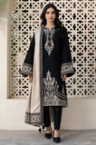 Jazmin - 3PC Dhanak Embroidered Shirt With Wool Embroidered Dupatta and Trouser - SS01003