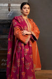 Zara Shahjahan - 3PC Dhanak Embroidered Shirt With Wool Printed Dupatta and Trouser - SS01009