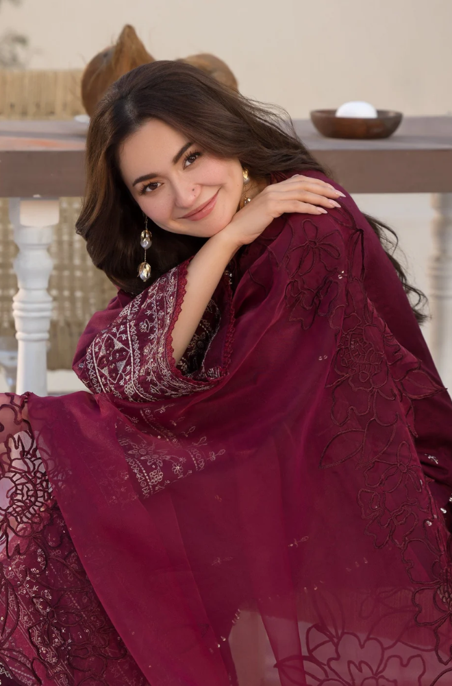 Allys - 3PC Lawn Embroidered Suit - SS0113