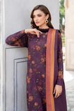 Baroque - 3 Piece - Khaddar Print Suit - SRZ0093