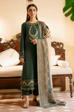 Izel - 3PC Dhanak Embroidered Shirt With Wool Printed Dupatta and Trouser - SS01006