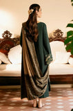 Izel - 3PC Dhanak Embroidered Shirt With Wool Printed Dupatta and Trouser - SS01006