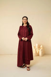 Tiraz - 3PC Dhanak Embroidered Shirt With Dhanak Embroidered Dupatta and Trouser - SS01005