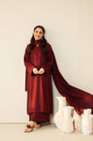 Tiraz - 3PC Dhanak Embroidered Shirt With Dhanak Embroidered Dupatta and Trouser - SS01005