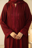 Tiraz - 3PC Dhanak Embroidered Shirt With Dhanak Embroidered Dupatta and Trouser - SS01005