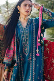 Hussain Rehar - 3PC Dhanak Embroidered Shirt With Wool Printed Dupatta and Trouser - SS01004