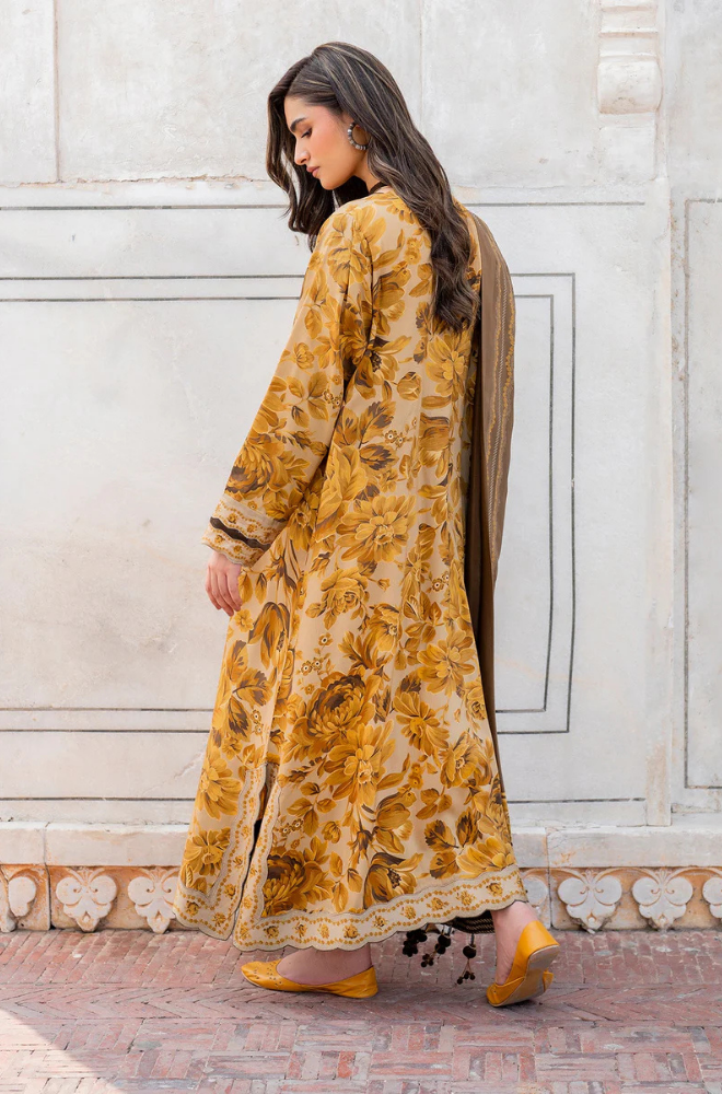 Baroque - 3 Piece - Khaddar Print Suit - SRZ0091