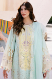 BIN ILYAS - Summer 3PC Lawn ChikanKari Embroidered Suit - SS0643