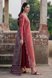 Izel - 3PC Dhanak Embroidered Shirt With Wool Printed Dupatta and Trouser - SS01011