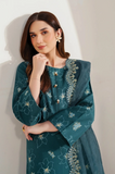 ETHNIC- 3PC Lawn Embroidered Suit - SS0404
