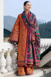 Laam- Winter 3PC Dhanak Embroidered Suit - SS0479