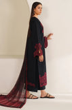 Farasha - 3PC Lawn Embroidered Shirt With Slub Net Printed Dupatta and Trouser - SS0970