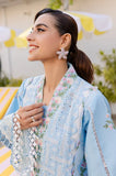 PARISHAY- 3PC Lawn Chikankari Embroidered Shirt with Chiffon Printed Dupatta and Trouser - SS0649