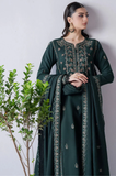 Asim Jofa - Winter 3PC Dhanak Embroidered Suit - SS0451