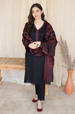 Asling - Winter 3PC Dhanak Embroidered Suit- SS0014