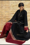Dyot - 3PC Dhanak Embroidered Shirt With Twill Printed Dupatta and Trouser - SS0872