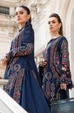 Maria B- 3 Piece - Dhanak Embroidered Suit- SRZ0098