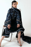 Hussain Rehar - 3PC Embroidered Lawn Shirt With Chiffon Dupatta and Trouser - SS01012