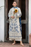 Motifz - 3PC Lawn Embroidered Lawn Shirt With Lawn Printed Dupatta and Trouser - SS01014