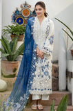 Motifz - 3PC Lawn Embroidered Lawn Shirt With Lawn Printed Dupatta and Trouser - SS01014